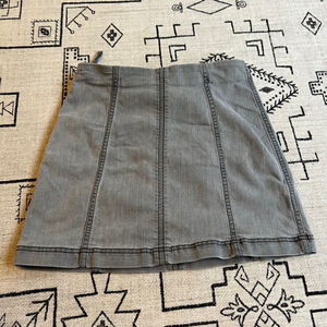 Women's Free People Denim Skirt Size 26 Gray